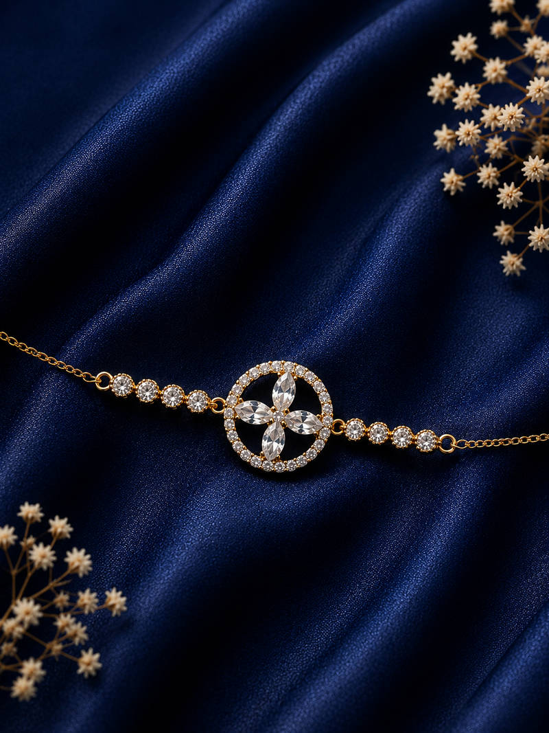 Celestial Bloom CZ Bracelet