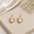 Pearl Twist Stud Earrings