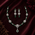 Emerald Royale CZ Necklace Set