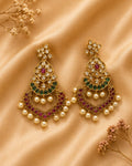Kundan Chandbali Earrings