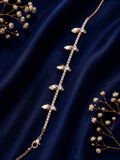 Celeste Leaf CZ Tennis Bracelet
