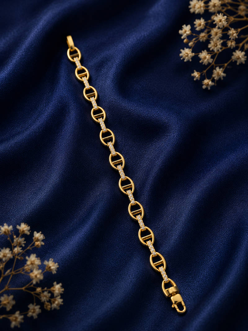 Luxe Link CZ Chain Bracelet