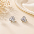 Infinity Spark CZ Stud Earrings – Real Silver Polish