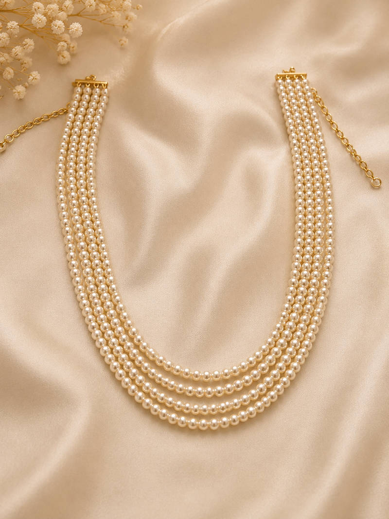 Pearl Royale Four-Layer Pearl Necklace
