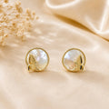 Butterfly Pearl Stud Earrings
