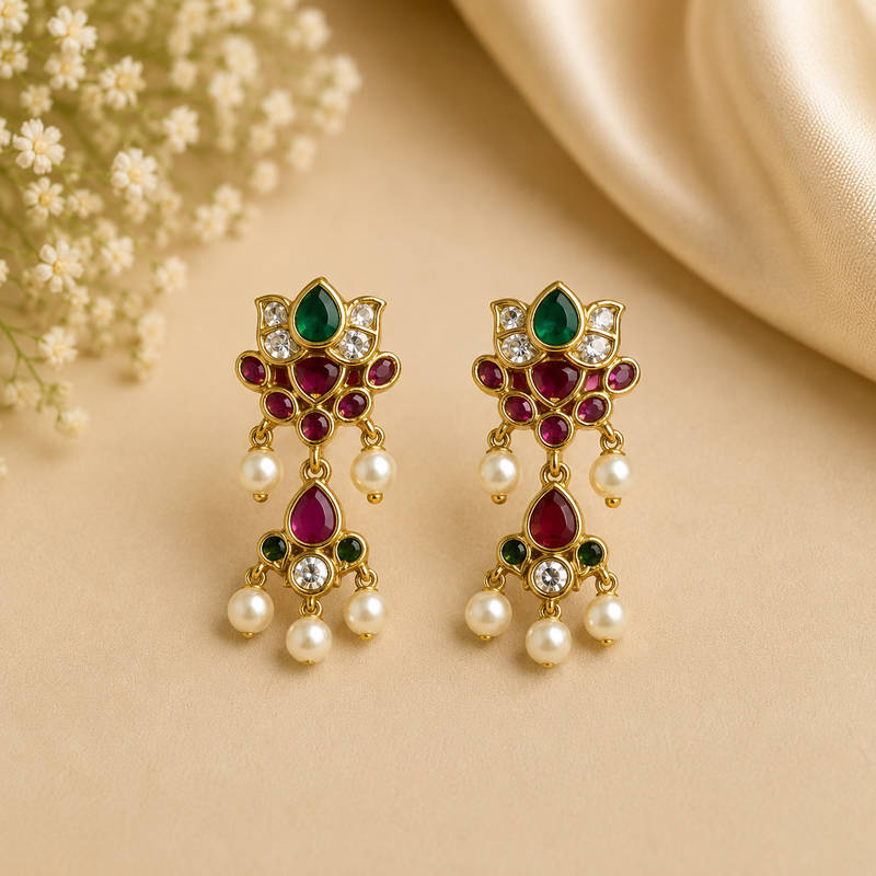 Kemp Pearl Drop Earrings