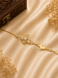 Flutter Bloom CZ Butterfly Bracelet