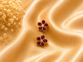 Jadau Kundan Floral Stud Earrings