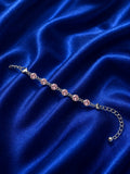 Blush Spark Crystal Tennis Bracelet