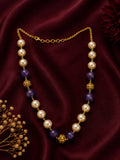 Royal Amethyst Pearl Beaded Necklace