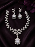 Celestial Bloom CZ Necklace Set