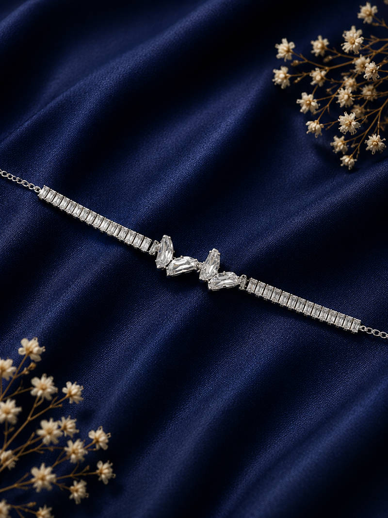 Luna Baguette CZ Tennis Bracelet