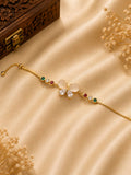 Flutter Charm Multi-Stone Butterfly Bracelet