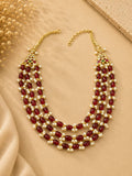 Beads & Pearls Layered Necklace