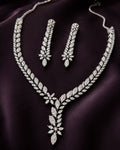 Royal Vine CZ Necklace Set
