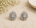 Royal Teardrop CZ Stud Earrings