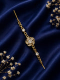 Radiant Bloom CZ Floral Bracelet