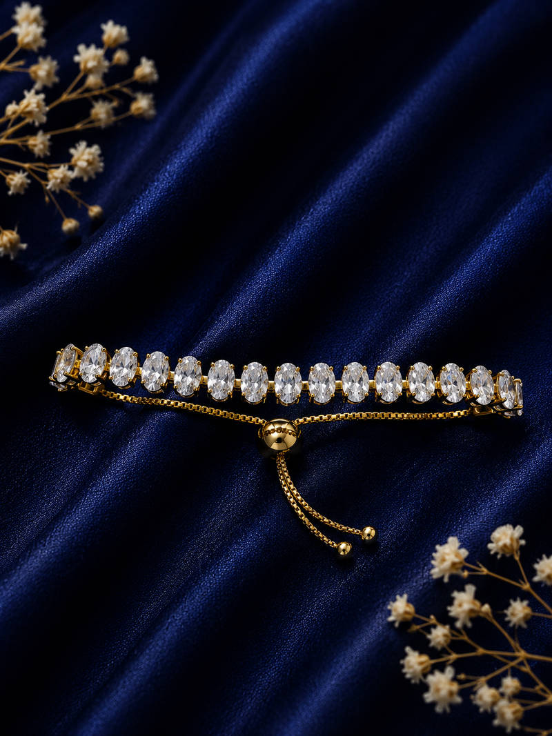 Royal Solitaire CZ Bracelet
