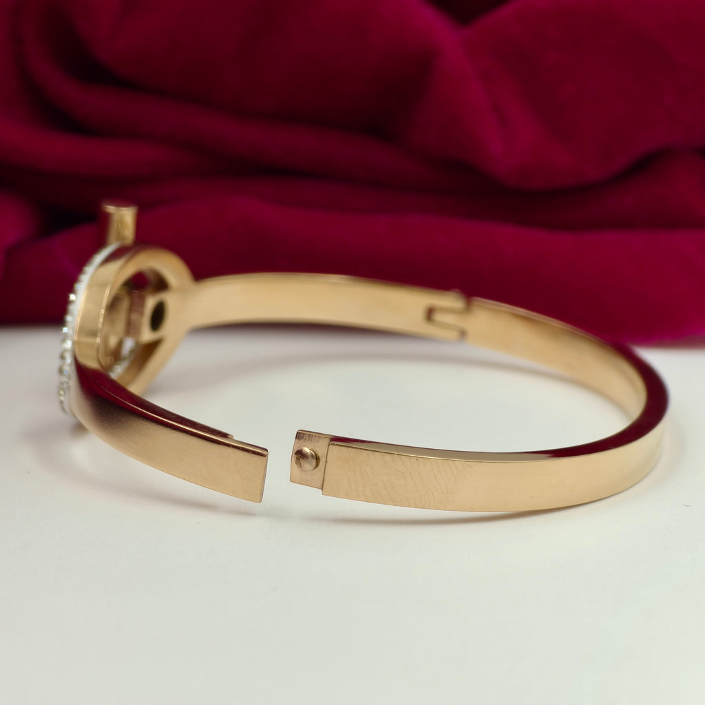 Celeste Halo Gold Bracelet