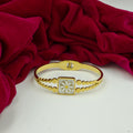 Daisy Pearl Gold Bracelet