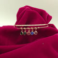 Rainbow Charm Gold Bracelet