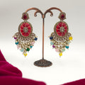 Ruby Carnival Statement Earrings