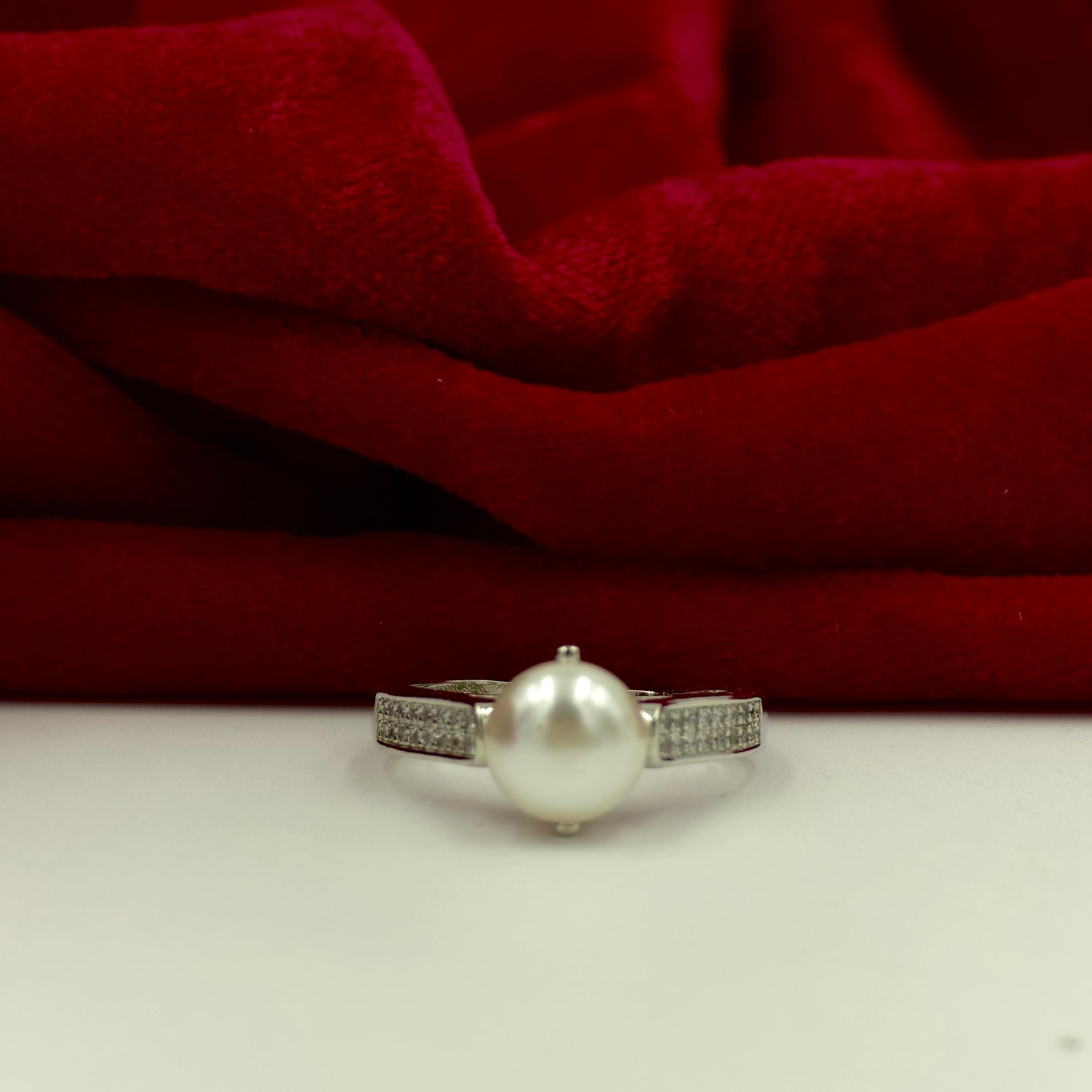 Pearl Grace Adjustable Ring