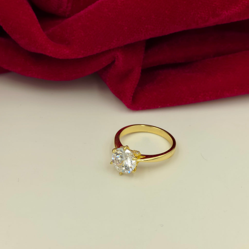 Classic Solitaire CZ Ring