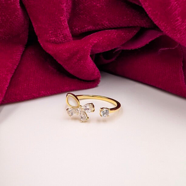 Butterfly Bloom Adjustable Ring