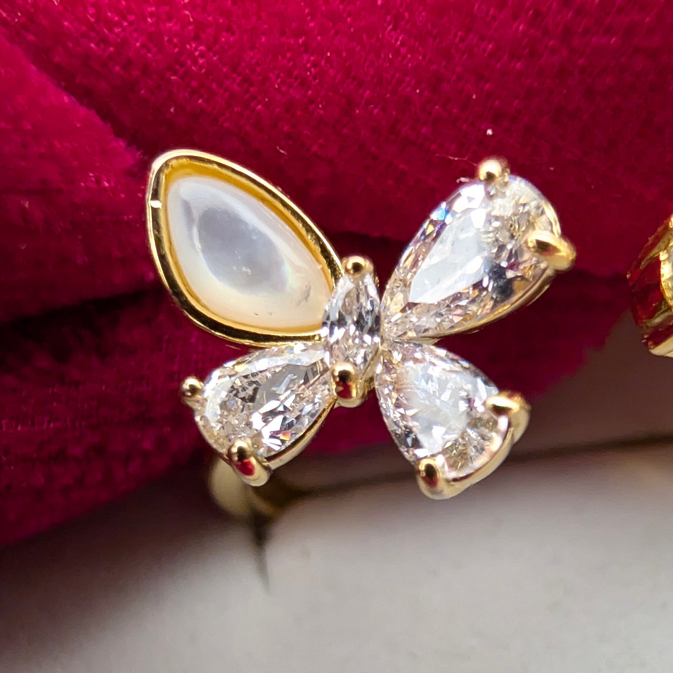 Butterfly Bloom Adjustable Ring