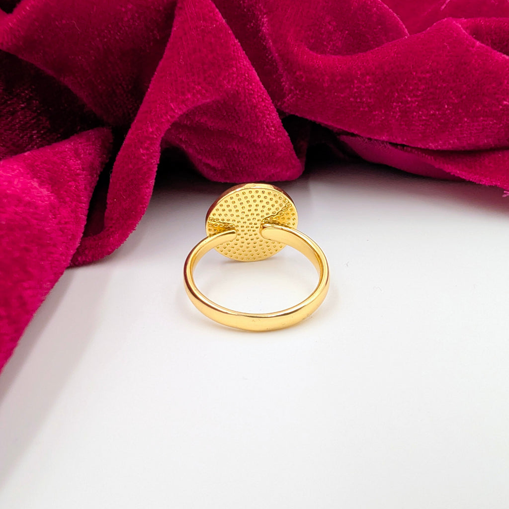 Pearl Bloom Adjustable Ring