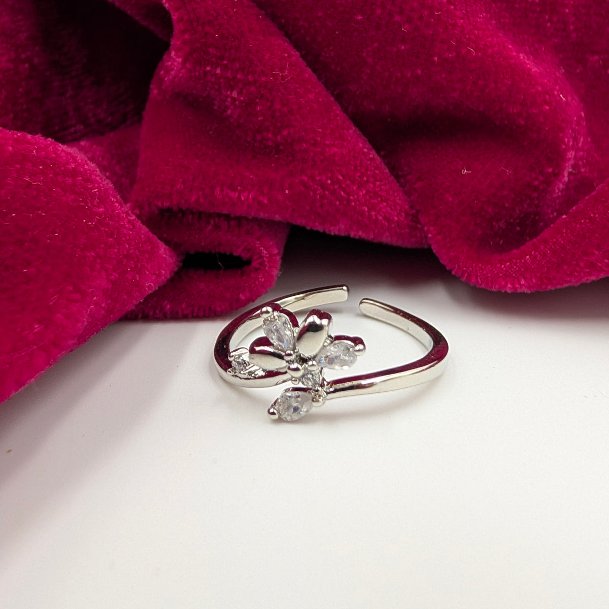 Blossom Spark Adjustable Ring