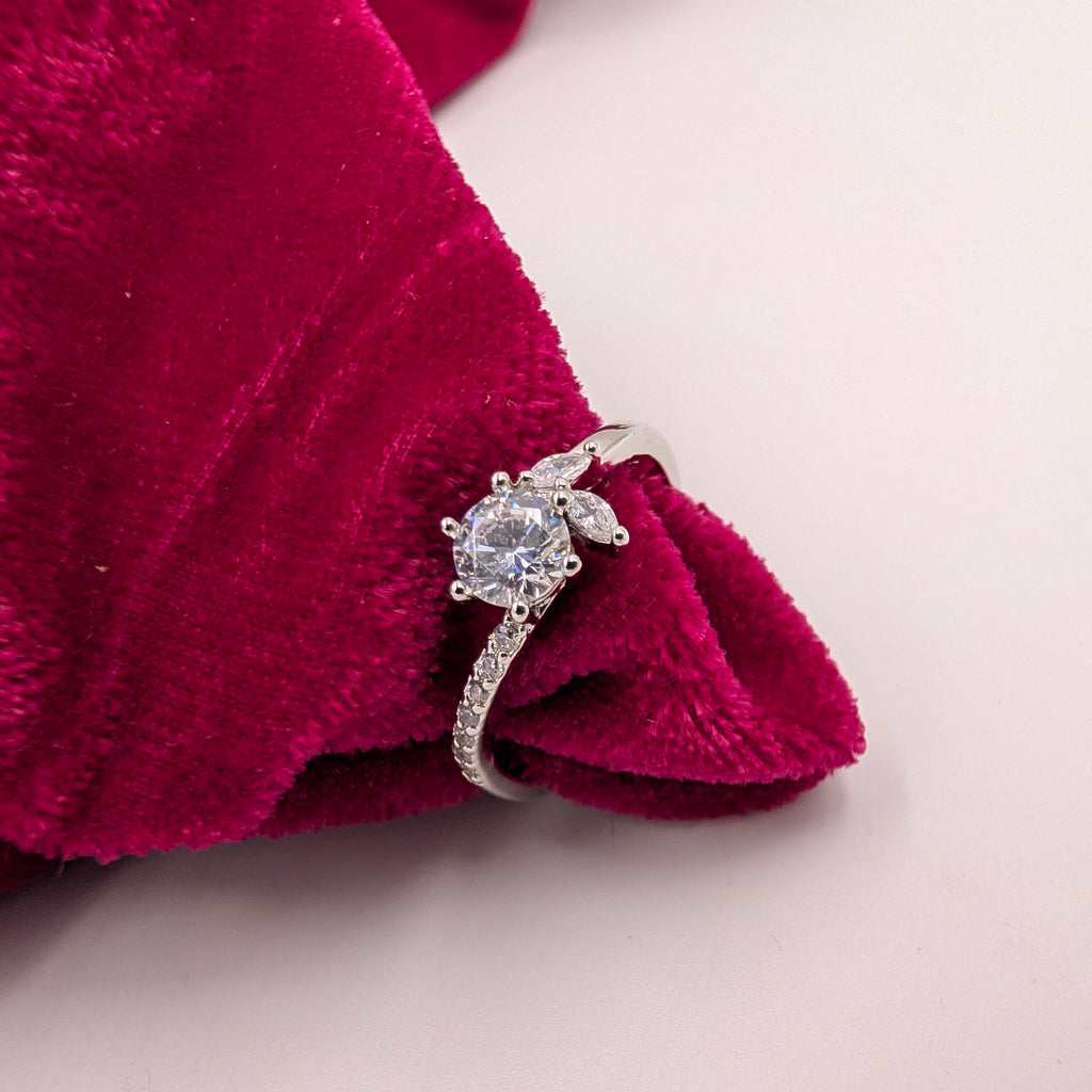Celestial Spark Solitaire Ring