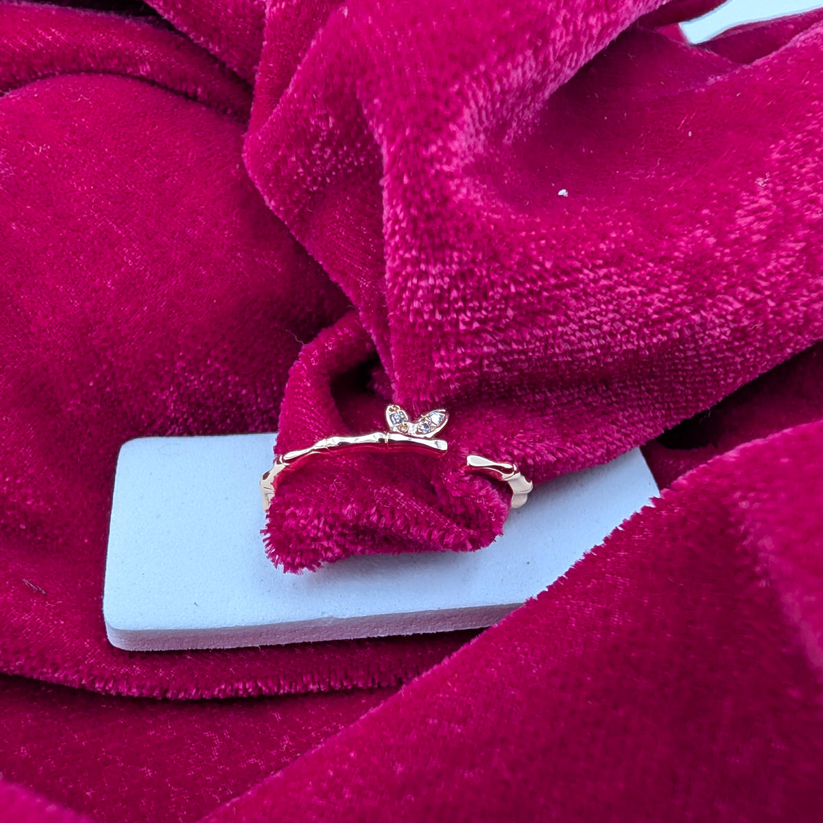 Leaf Whisper Adjustable Ring