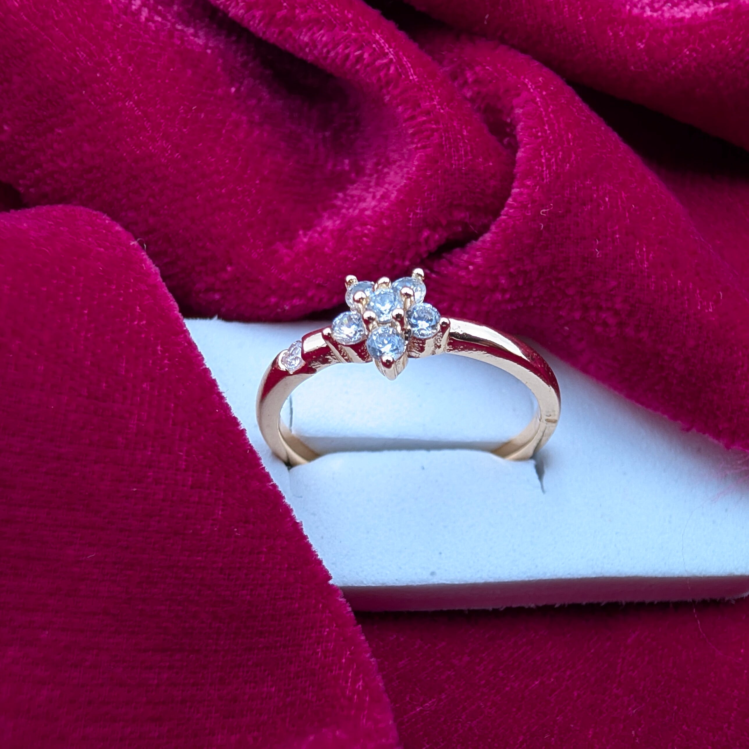 Blossom Spark Adjustable Ring