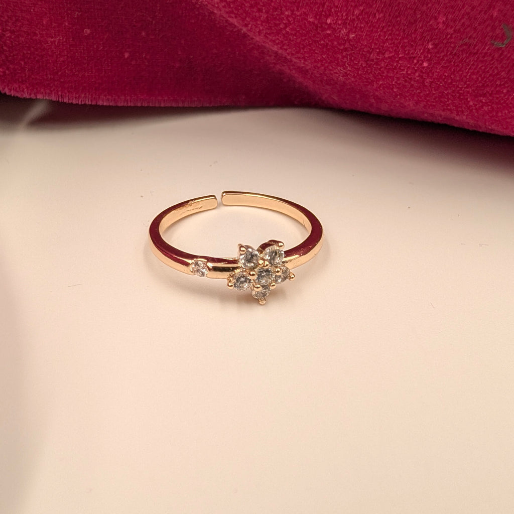 Blossom Spark Adjustable Ring