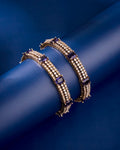 Royal Blue CZ Stone Bangles