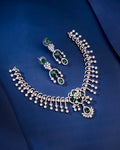 Emerald Luxe CZ Necklace Set