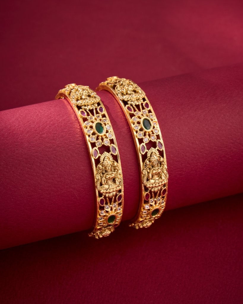 Antique Lakshmi Temple Bangles