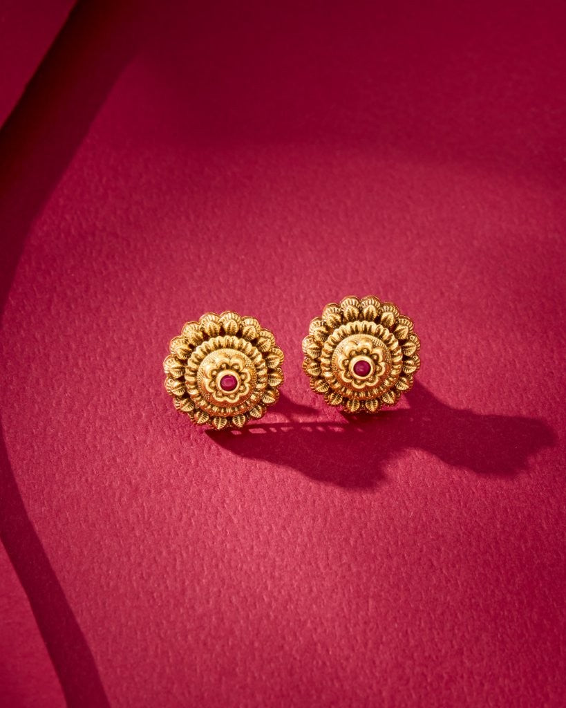Aarna Antique Stud Earrings