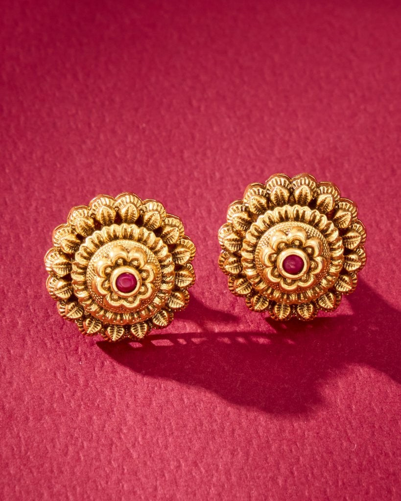 Aarna Antique Stud Earrings