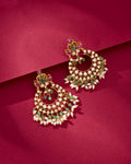 Emerald Chandbali Earrings