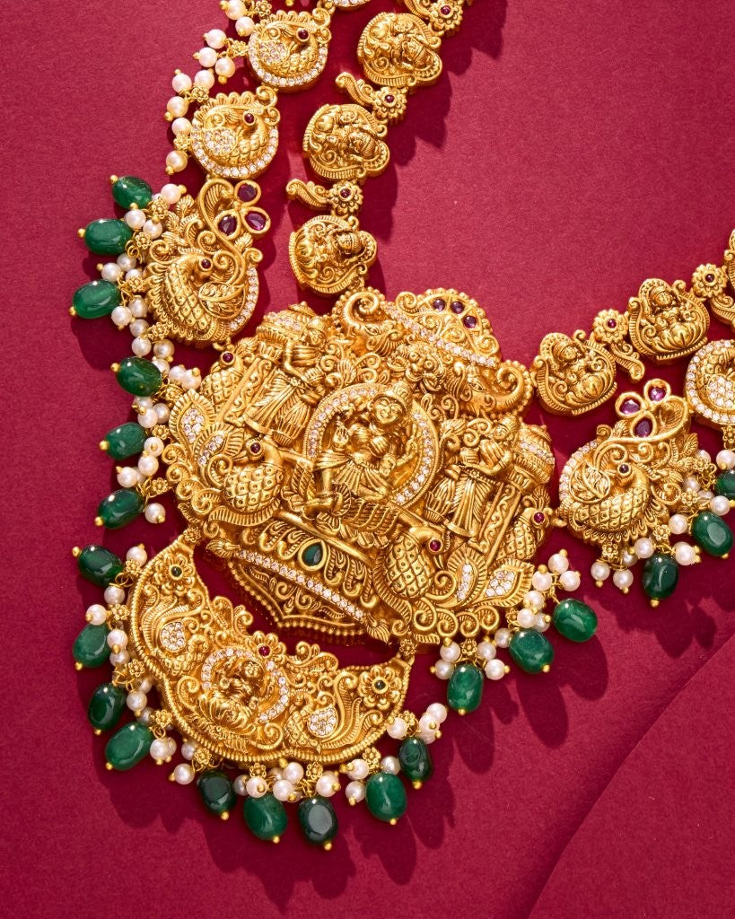 Lakshmi Temple Bridal Jewelry Set