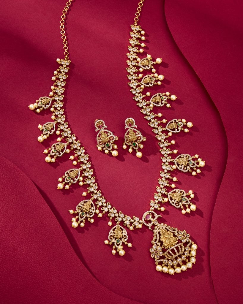 Pearl Drop Victorian Jewelry Set