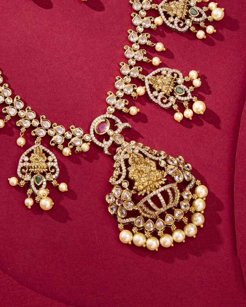 Pearl Drop Victorian Jewelry Set