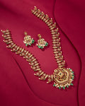 Emerald Kundan Heritage Jewelry Set