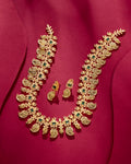Emerald Lakshmi Coin Jewelry Set