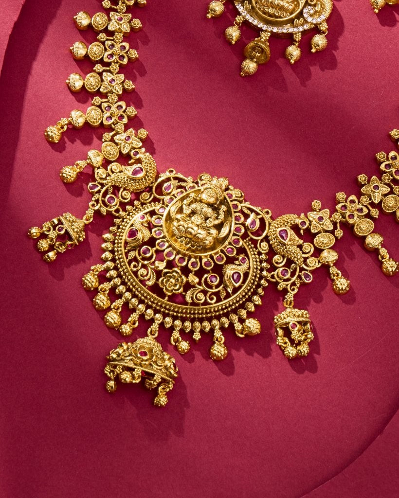 Lakshmi Temple Necklace Set