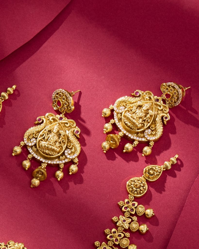 Lakshmi Temple Necklace Set