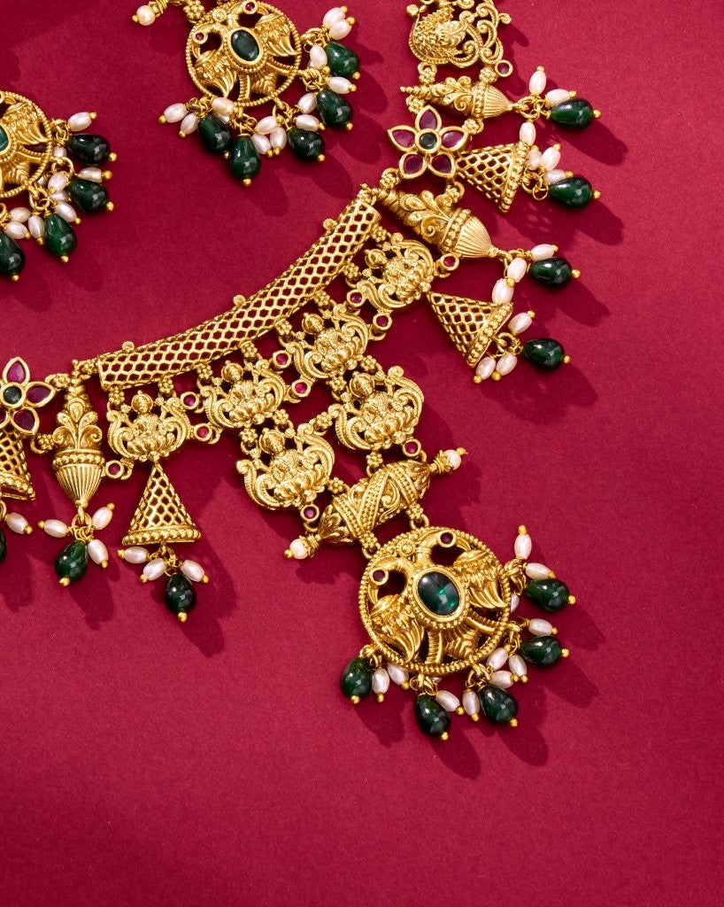 Antique Temple Necklace Set